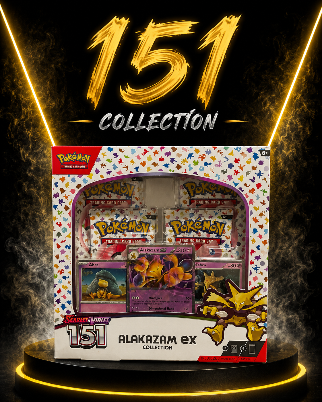 ENGLISH 151 ALAKAZAM EX COLLECTION