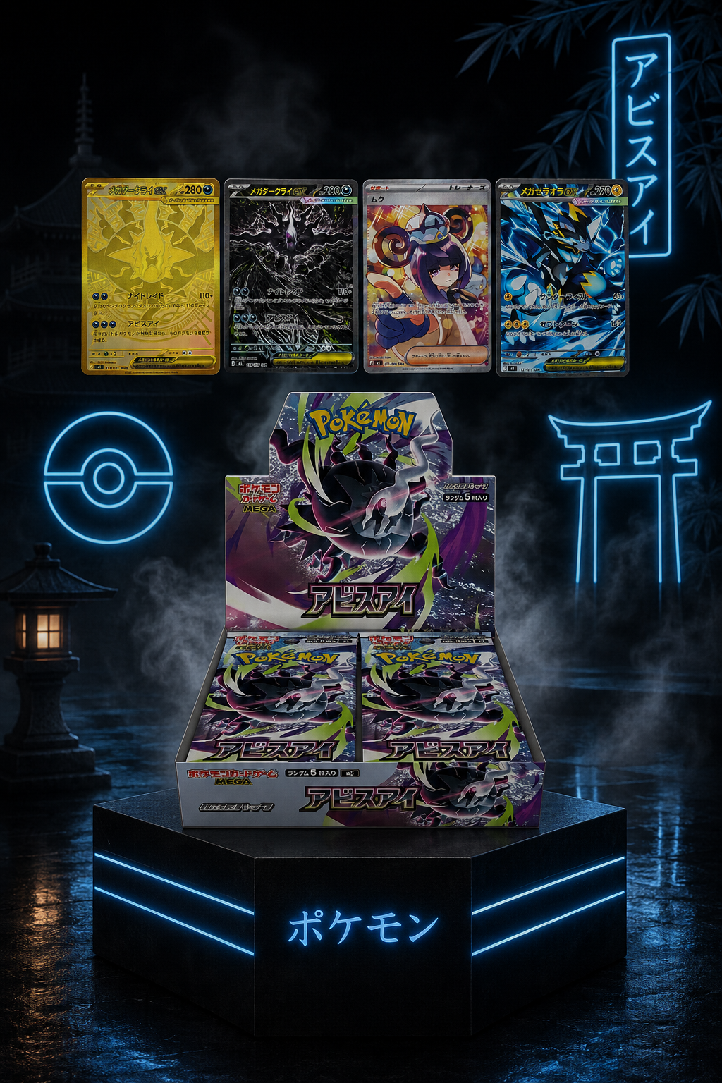 Abyss Eye Japanese Booster Box (pitch black) 30 packs